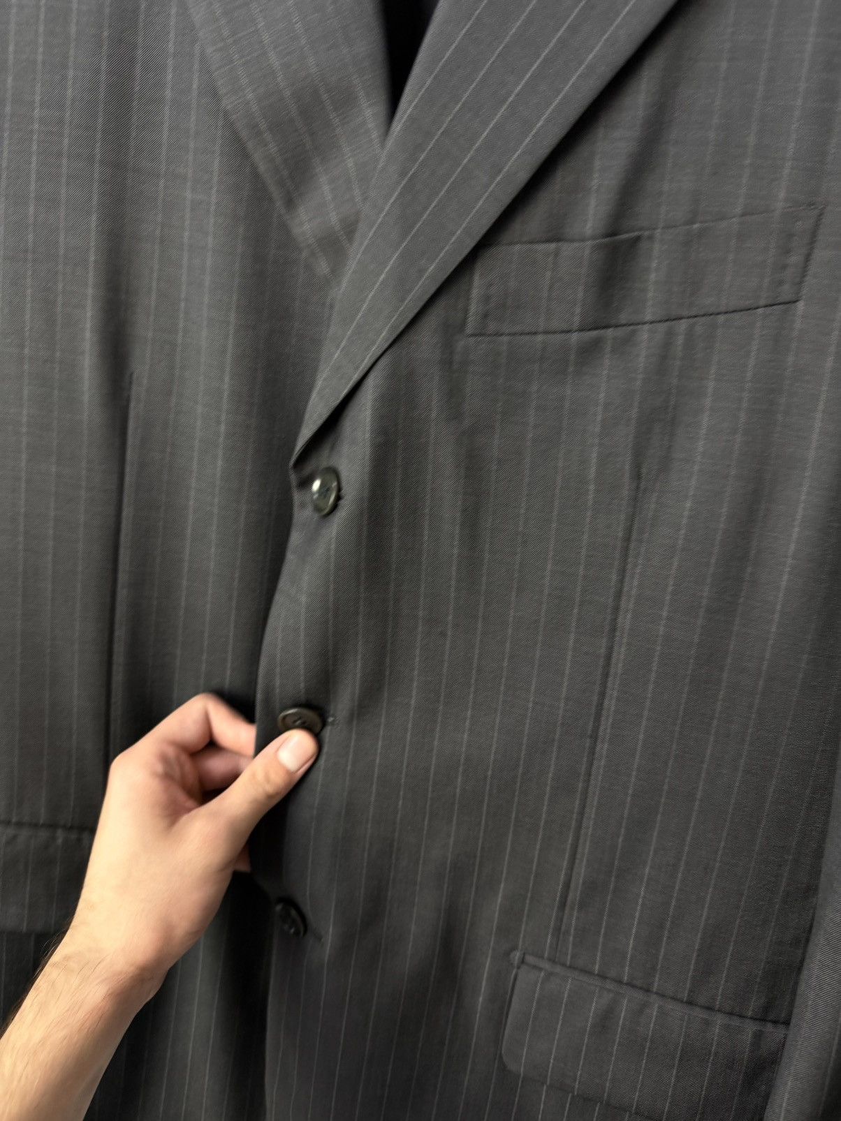 Pal Zileri Pal Zileri Blazer Vigrin Wool 120s Jacket 44R Suit Size 44R - 15 Thumbnail