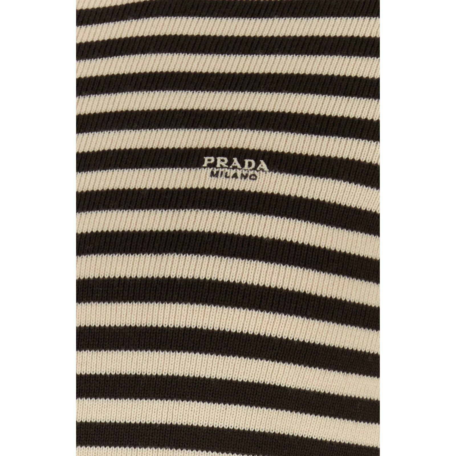 Prada PRADA Embroidered Wool Sweater New & Authentic (Men's size:4 Size US M / EU 48-50 / 2 - 3 Thumbnail
