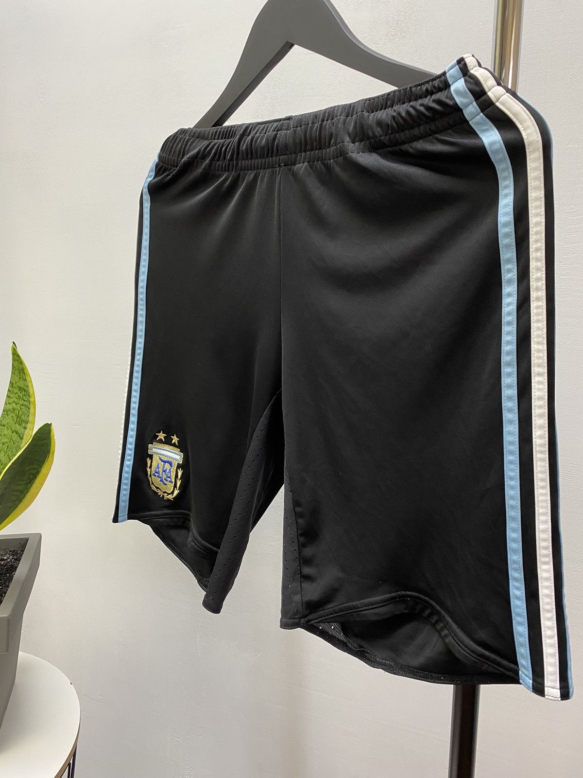 Adidas × Other × Vintage Adidas Soccer Shorts Argentina Home Kit Size US 30 / EU 46 - 2 Thumbnail