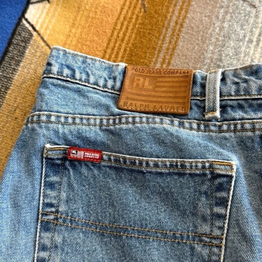 Ralph Lauren VINTAGE Polo Jeans Co. by Ralph Lauren Denim Jeans Size 36x30 Straight Regular Mens Blue 90s Jeans Regular Men’s Body 36 30 Size US M / EU 48-50 / 2 - 5 Thumbnail