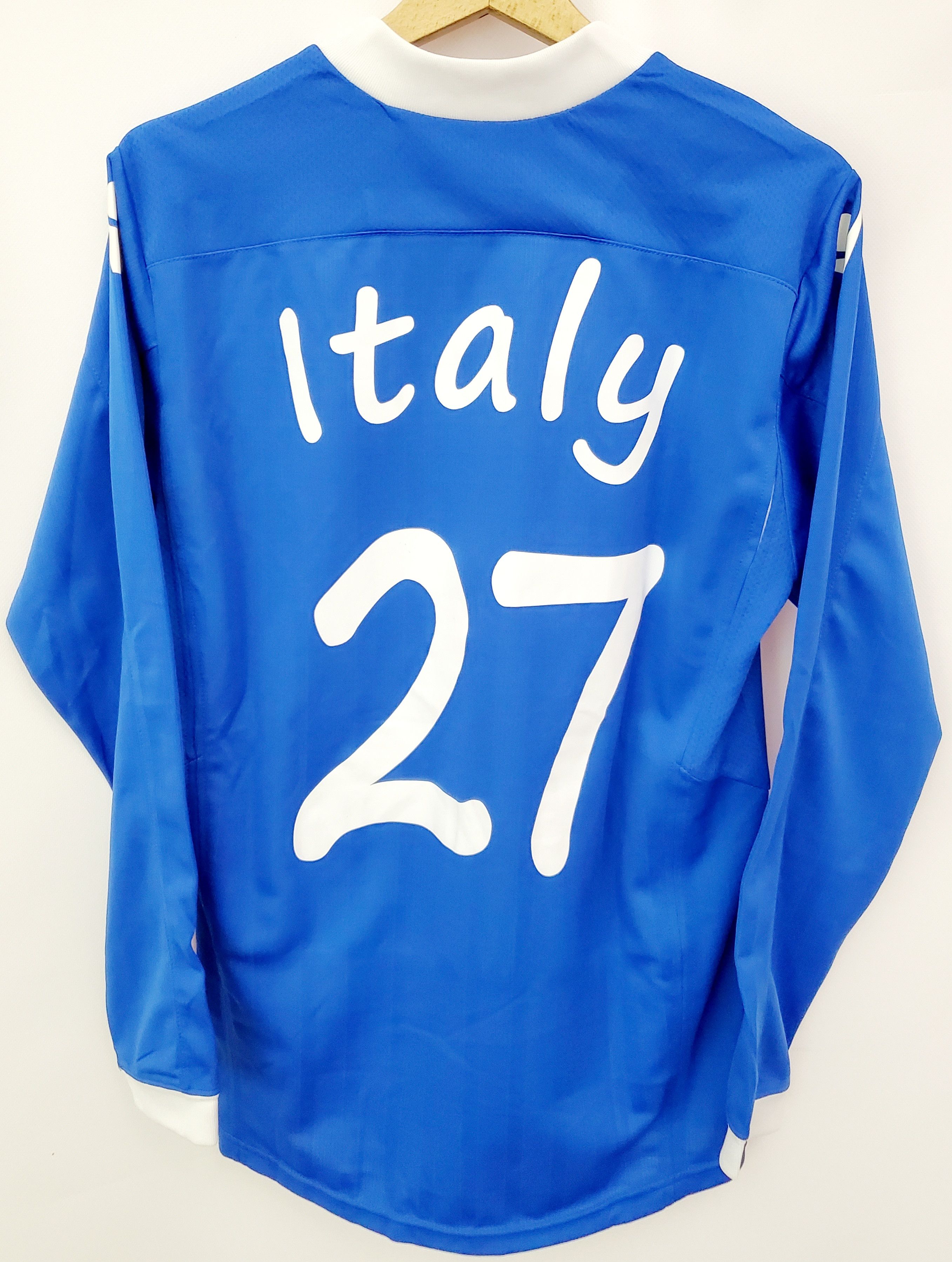 Macron Italia Longsleeve Prague Cup Soccer Jersey new condition M Size US M / EU 48-50 / 2 - 2 Thumbnail