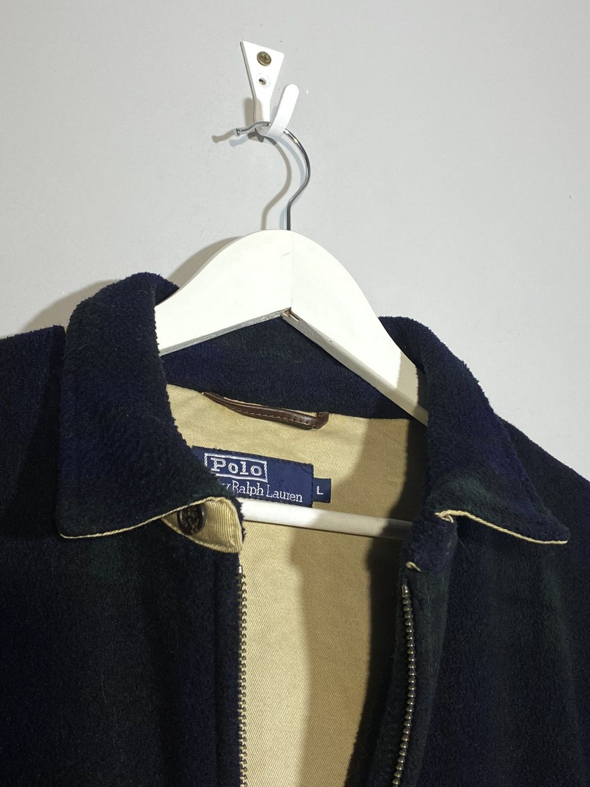 Polo Ralph Lauren Vintage Polo Ralph Lauren Tartan Check Fleece Jacket Rare Size US L / EU 52-54 / 3 - 14 Thumbnail