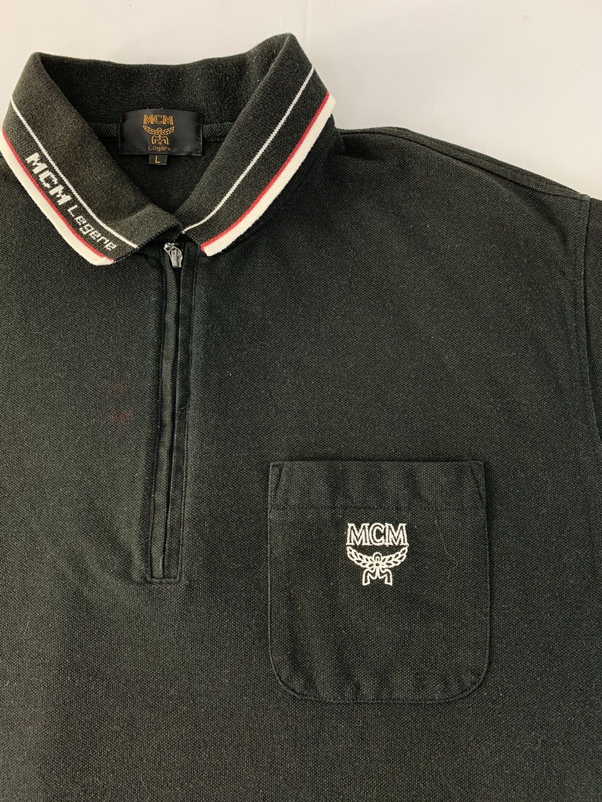 MCM Hype MCM Legere Single Pocket Zipper Polo Tee Size US S / EU 44-46 / 1 - 4 Thumbnail