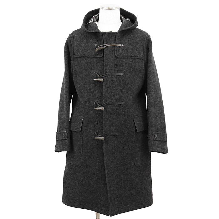 Burberry Burberry Burberry Black Label Wool Blend Coat Textile Outerwear BMP90-901-07 DUTY FREE for USA Size ONE SIZE - 1 Thumbnail