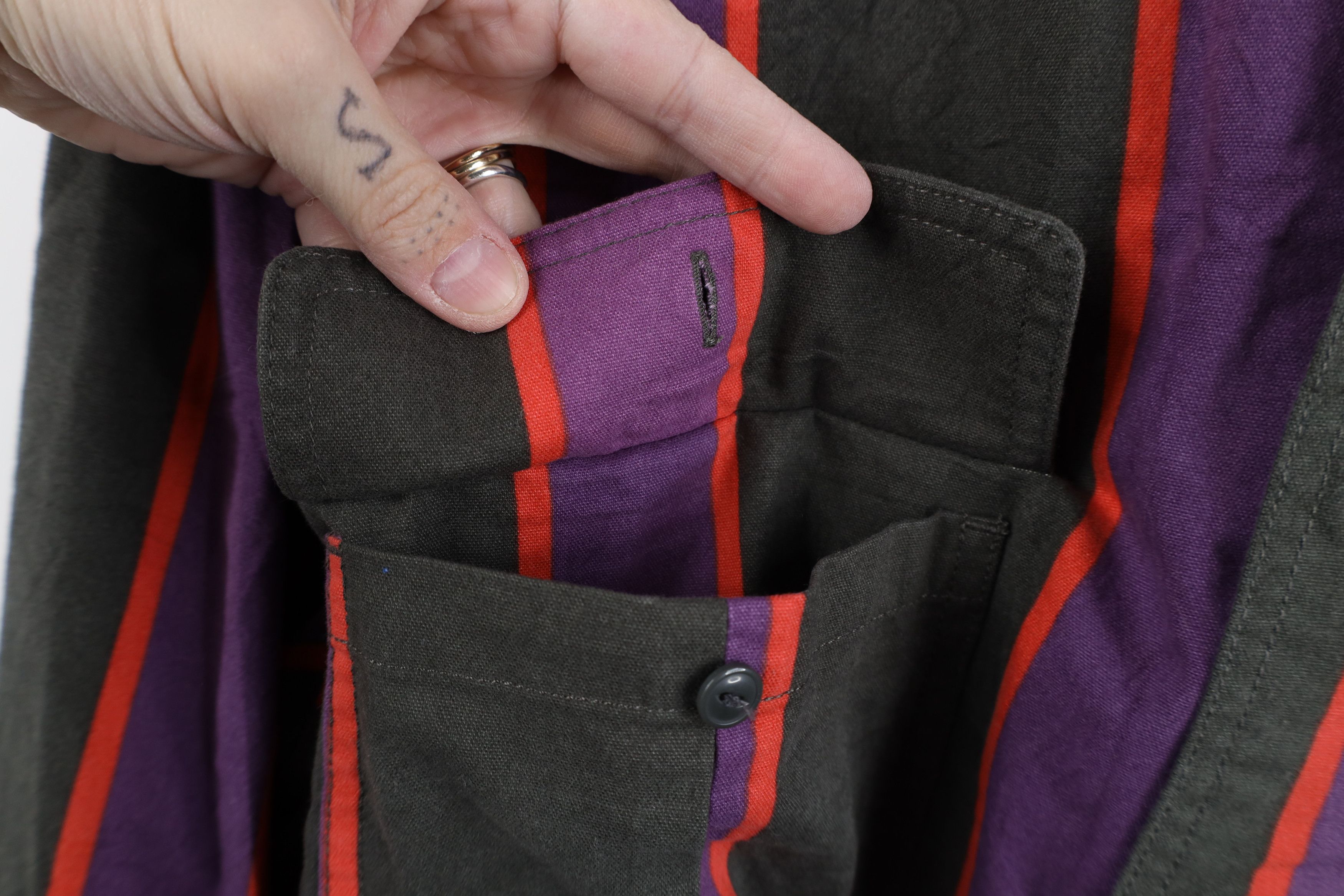 Levi's Vintage Y2K Levis Block Baggy Chamois Cloth Button Shirt Size US XL / EU 56 / 4 - 6 Thumbnail