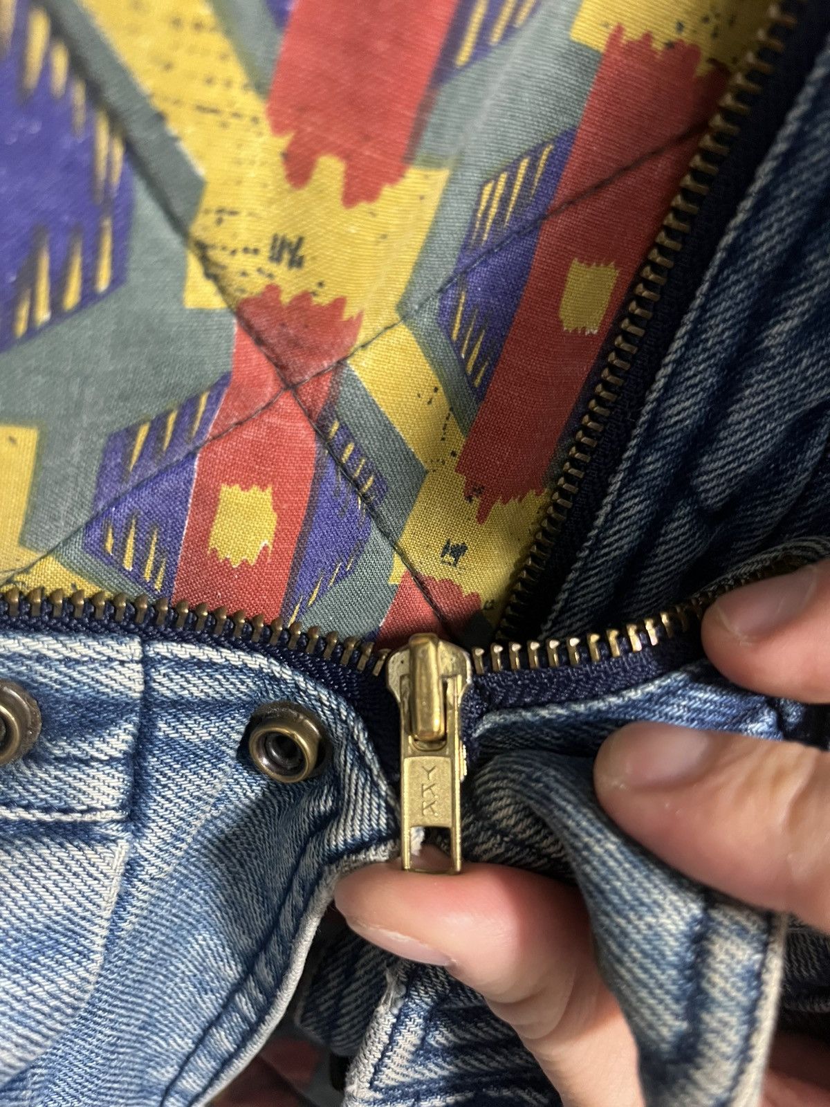 Vintage Vintage Denim Jacket Size US L / EU 52-54 / 3 - 6 Thumbnail