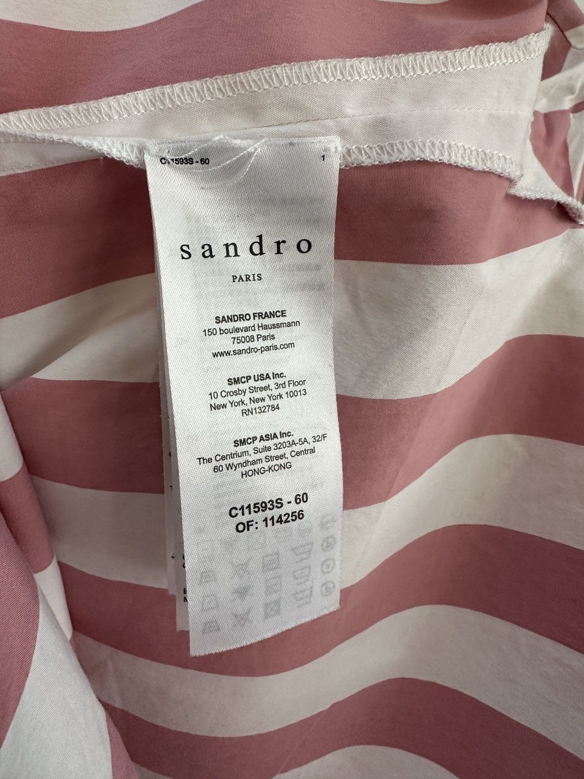 Sandro Candy Stripe Shirt Size US S / EU 44-46 / 1 - 4 Thumbnail
