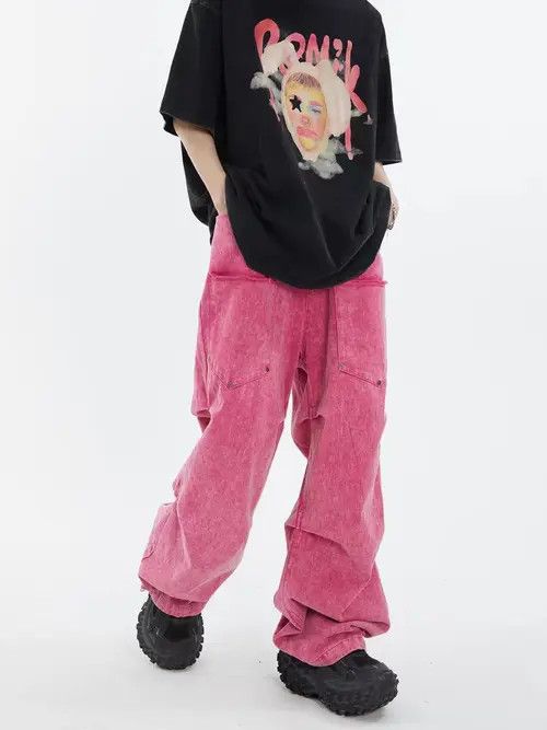 Japanese Brand Retro High Street Hip Hop Loose Casual Pants Size US 32 / EU 48 - 7 Thumbnail