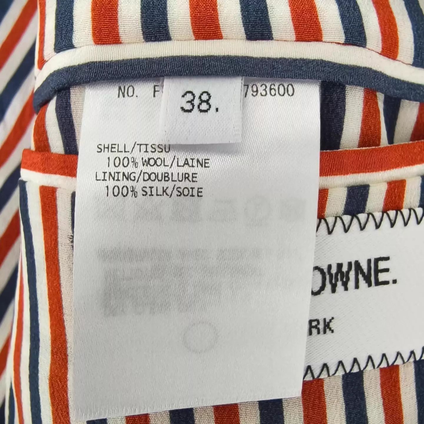 Thom Browne Thom Browne women's Red Tweed Blazer 38 99 Size XS / US 0-2 / IT 36-38 - 6 Thumbnail