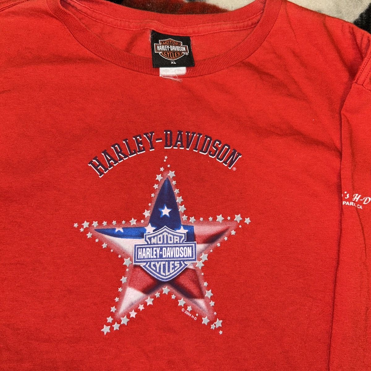 Harley Davidson Harley Davidson Baldwin Park 2004 tee Size US XL / EU 56 / 4 - 3 Thumbnail