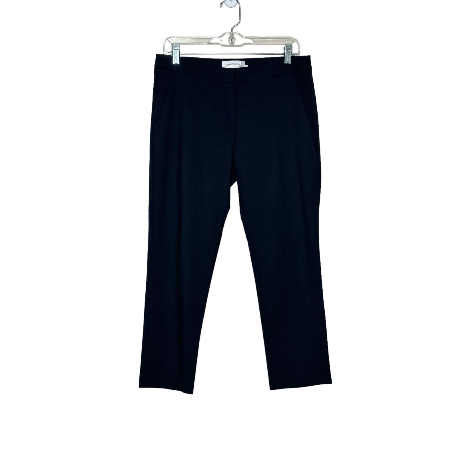 Zimmermann Zimmerman black dress cropped pants size 1 -US 6 Size 28" / US 6 / IT 42 - 9 Thumbnail