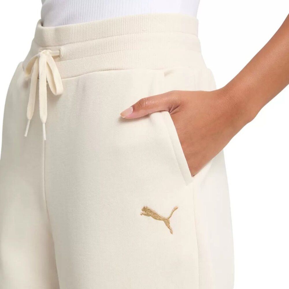 Puma NWT New Puma Fleece Straight Leg Ivory Jogger Size XXL Size 38" / US 16 / IT 52 - 2 Thumbnail