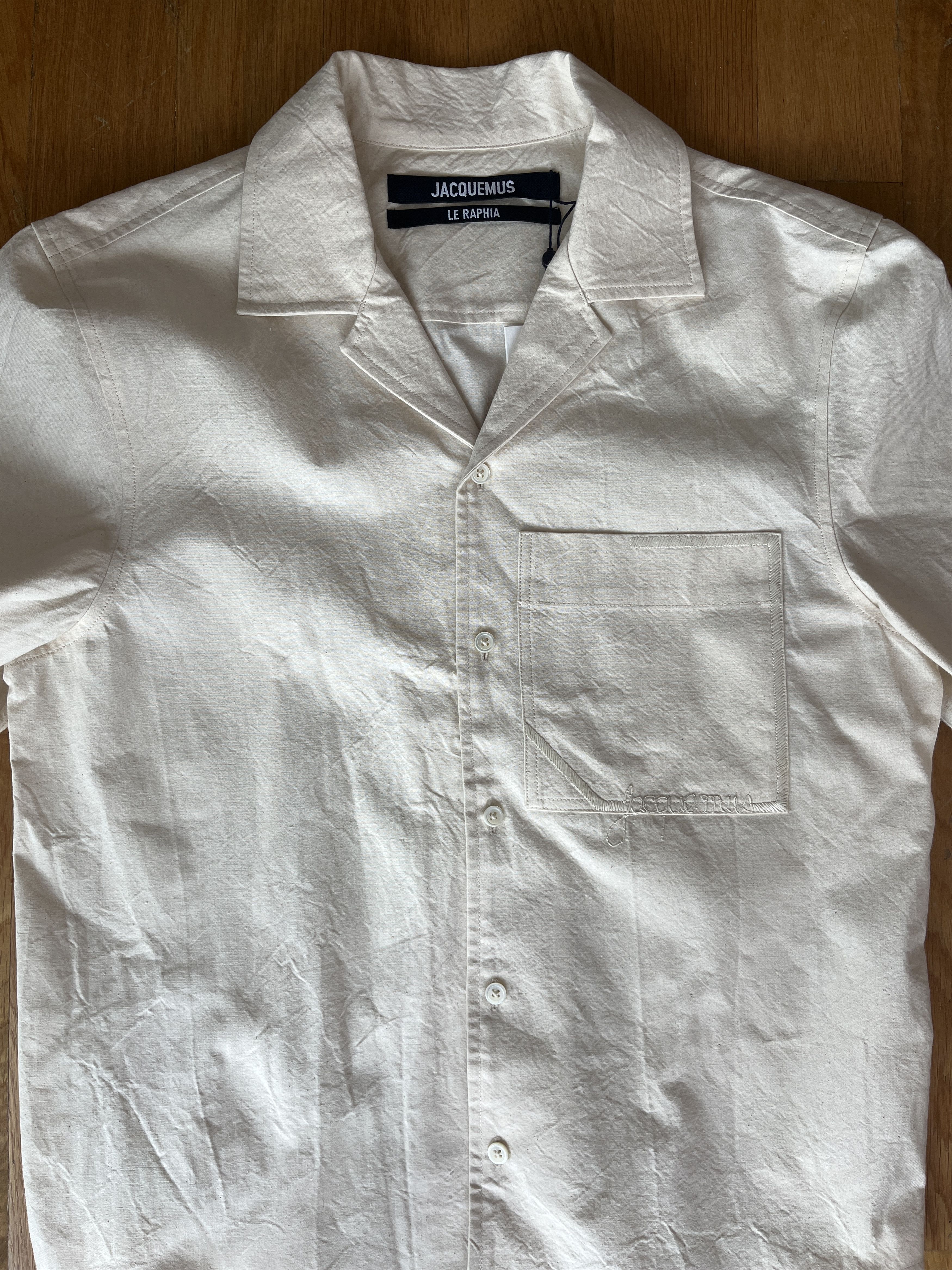 Jacquemus Le Raphia La Chemise Cordao Shirt Size US S / EU 44-46 / 1 - 2 Thumbnail