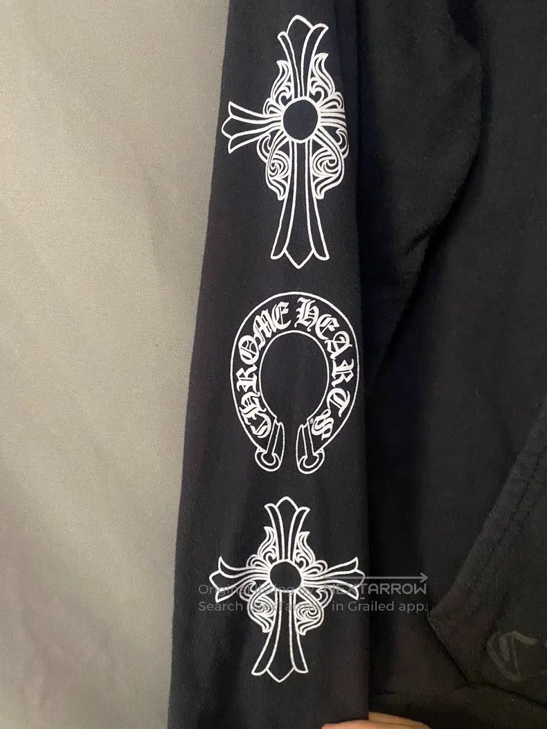 Chrome Hearts CHROME HEARTS Size M Black horseshoe arms three-element T-b Size US M / EU 48-50 / 2 - 4 Thumbnail