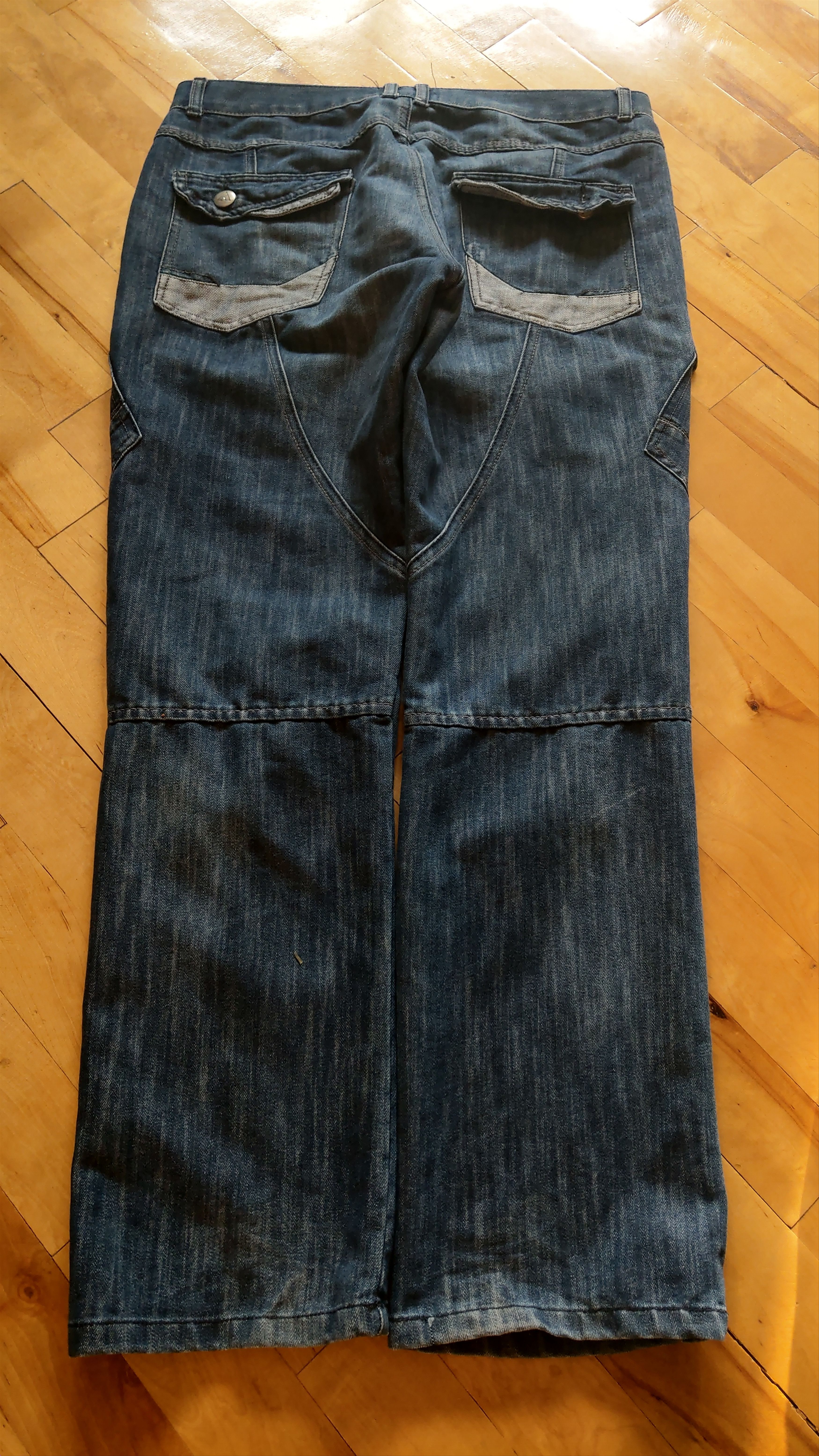 Airwalk Vintage AIRWALK Cargo Pants Denim Alt skate Opium Size US 34 / EU 50 - 5 Thumbnail