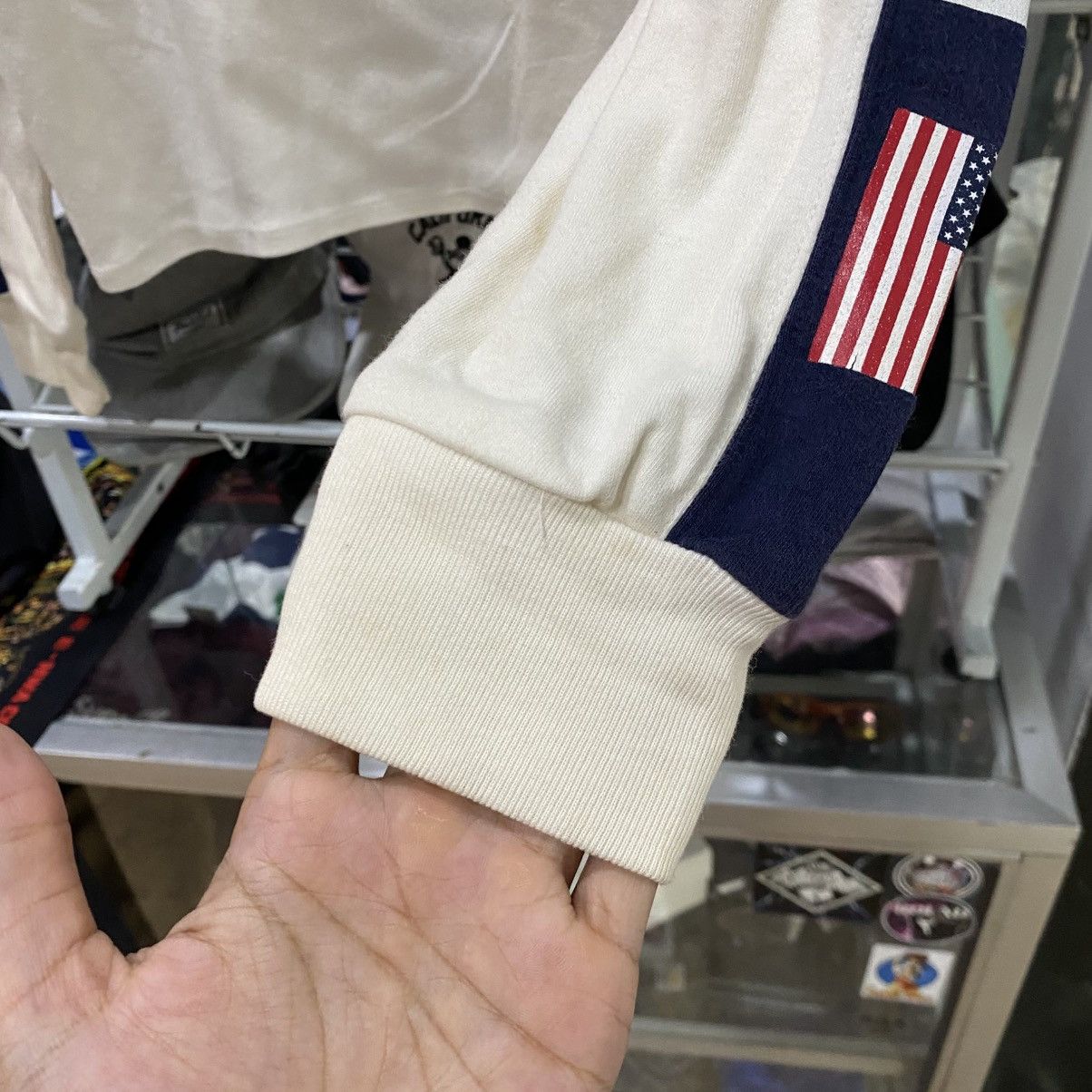 Polo Ralph Lauren × Ralph Lauren × Vintage VINTAGE POLO SPORT SIDE TAPE HALF ZIP SWEATER Size US S / EU 44-46 / 1 - 8 Thumbnail