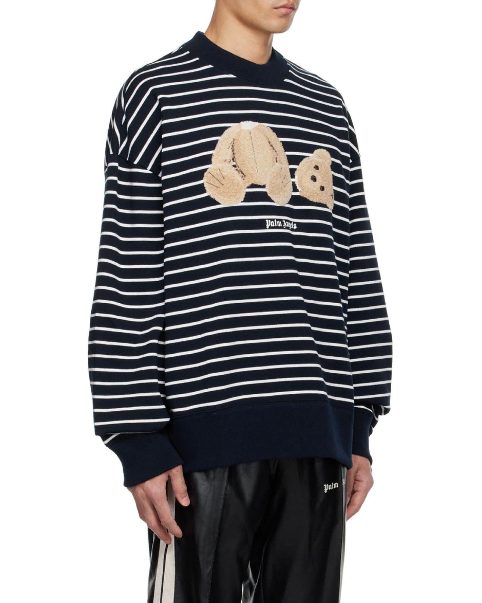 Palm Angels Palm Angels PA Bear Stripes Crew Men Size US S / EU 44-46 / 1 - 4 Thumbnail