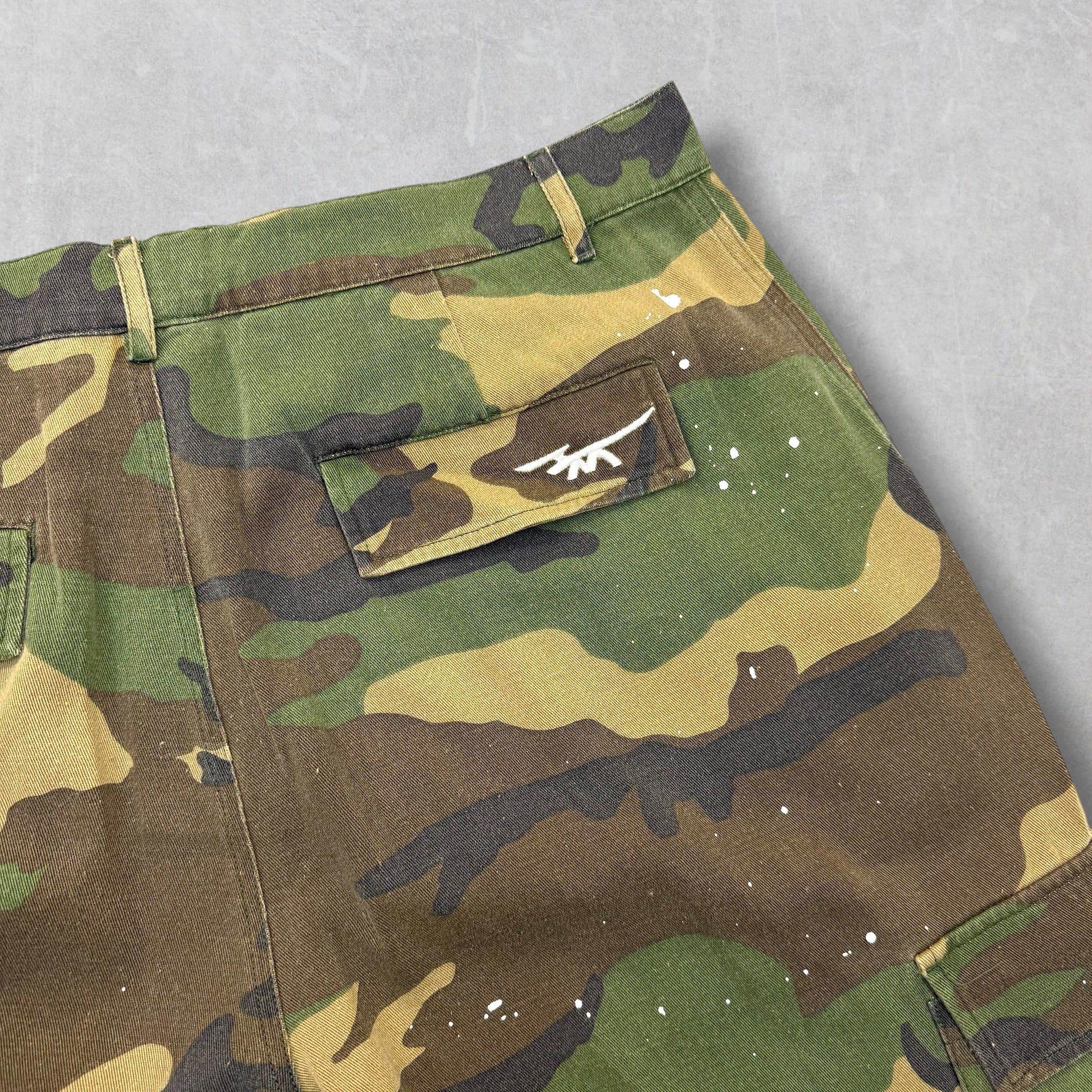 HMDD HMDD ARMY Everyday Worker Camo Shorts XXL Size US 26 / EU 42 - 4 Thumbnail