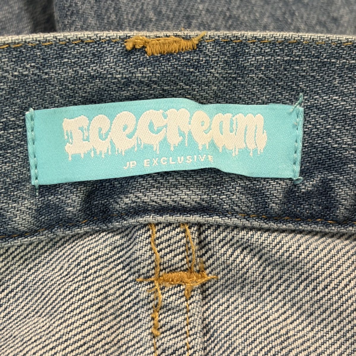 Icecream BBC Ice Cream Washed Blue Jeans S Running Dog Astro Size US 32 / EU 48 - 9 Thumbnail