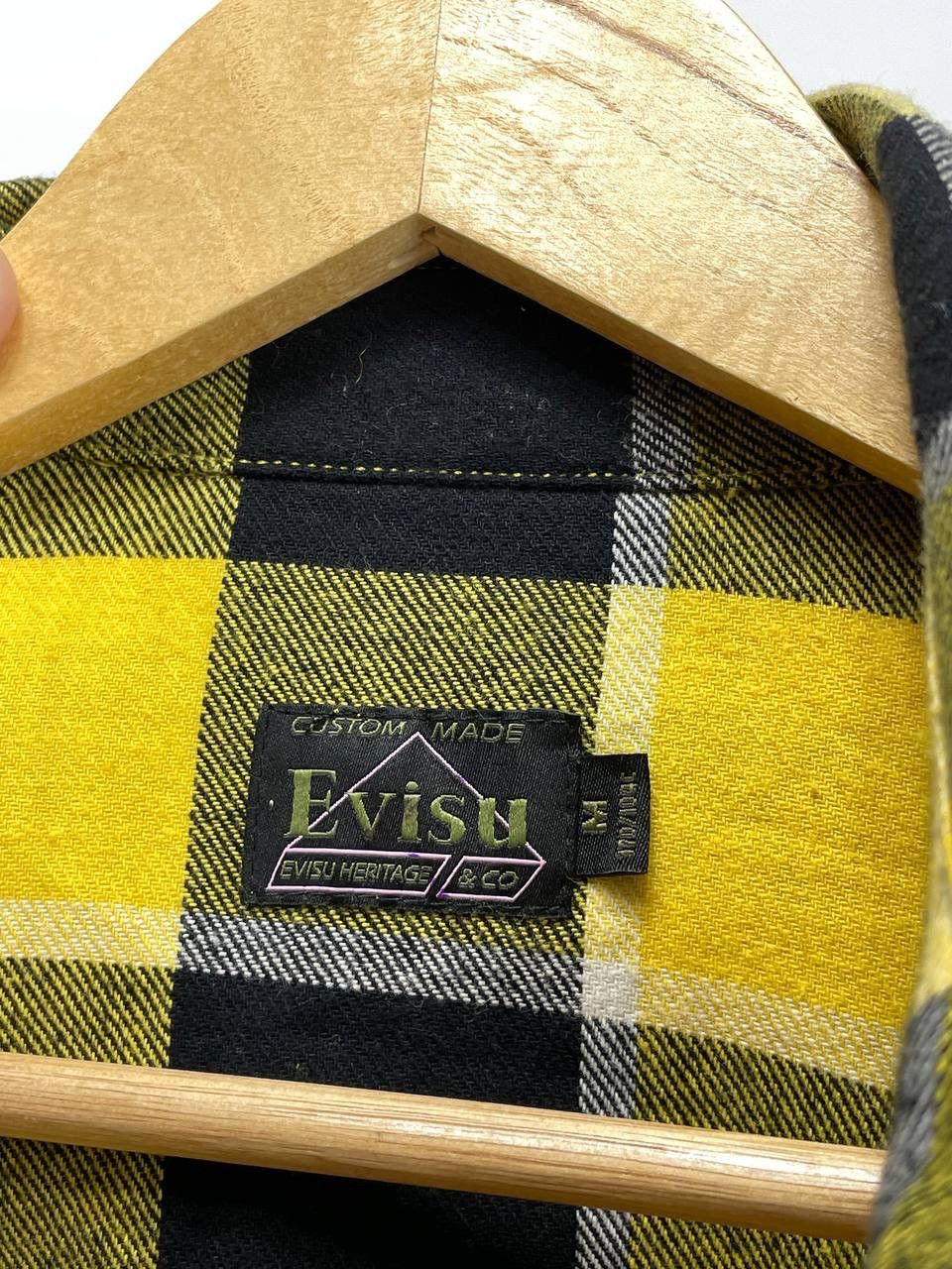 Evisu Evisu x Sfera Ebbasta Oversized Check Shirt – Size M Size US M / EU 48-50 / 2 - 19 Thumbnail