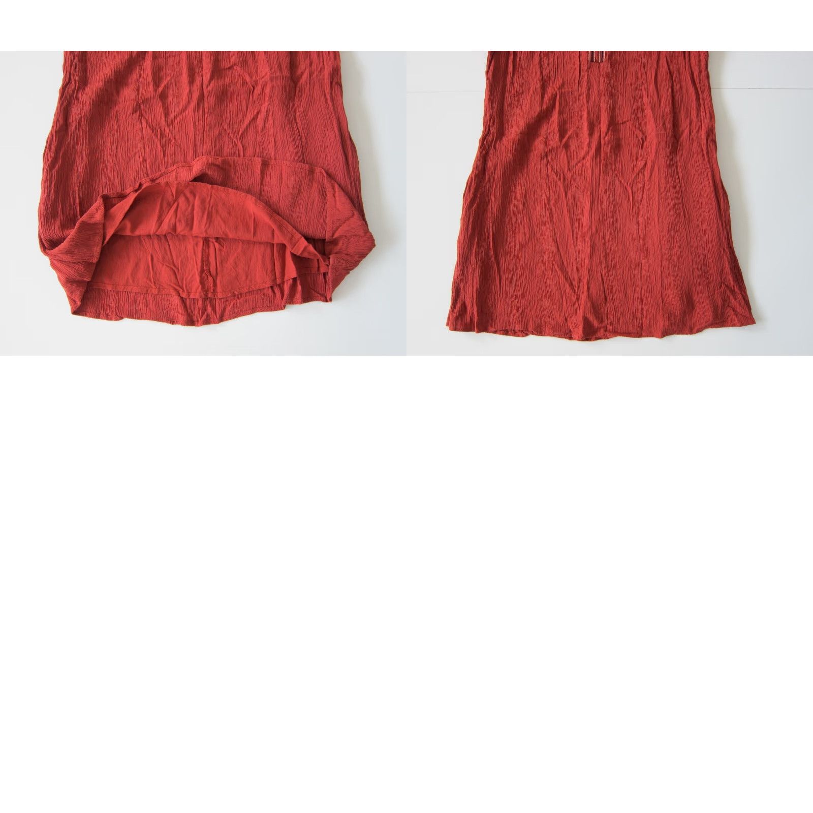 Abercrombie & Fitch Abercrombie & Fitch Rayon Orange Embroidered Pocket A-Line Shift Tunic Dress M Adult Women Knee Length Pockets B&F 90s style? Size M / US 6-8 / IT 42-44 - 8 Thumbnail