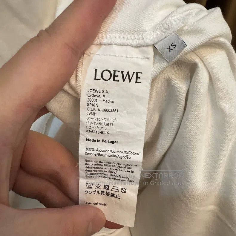 Loewe Loewe Mermaid Long Sleeve Short T-Shirt Size US XS / EU 42 / 0 - 3 Thumbnail