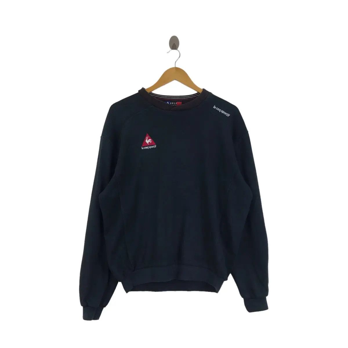Le Coq Sportif Vtg 90’ LE COQ SPORTIF Golf Collection Sport Sweatshirt Size M / US 6-8 / IT 42-44 - 1 Thumbnail