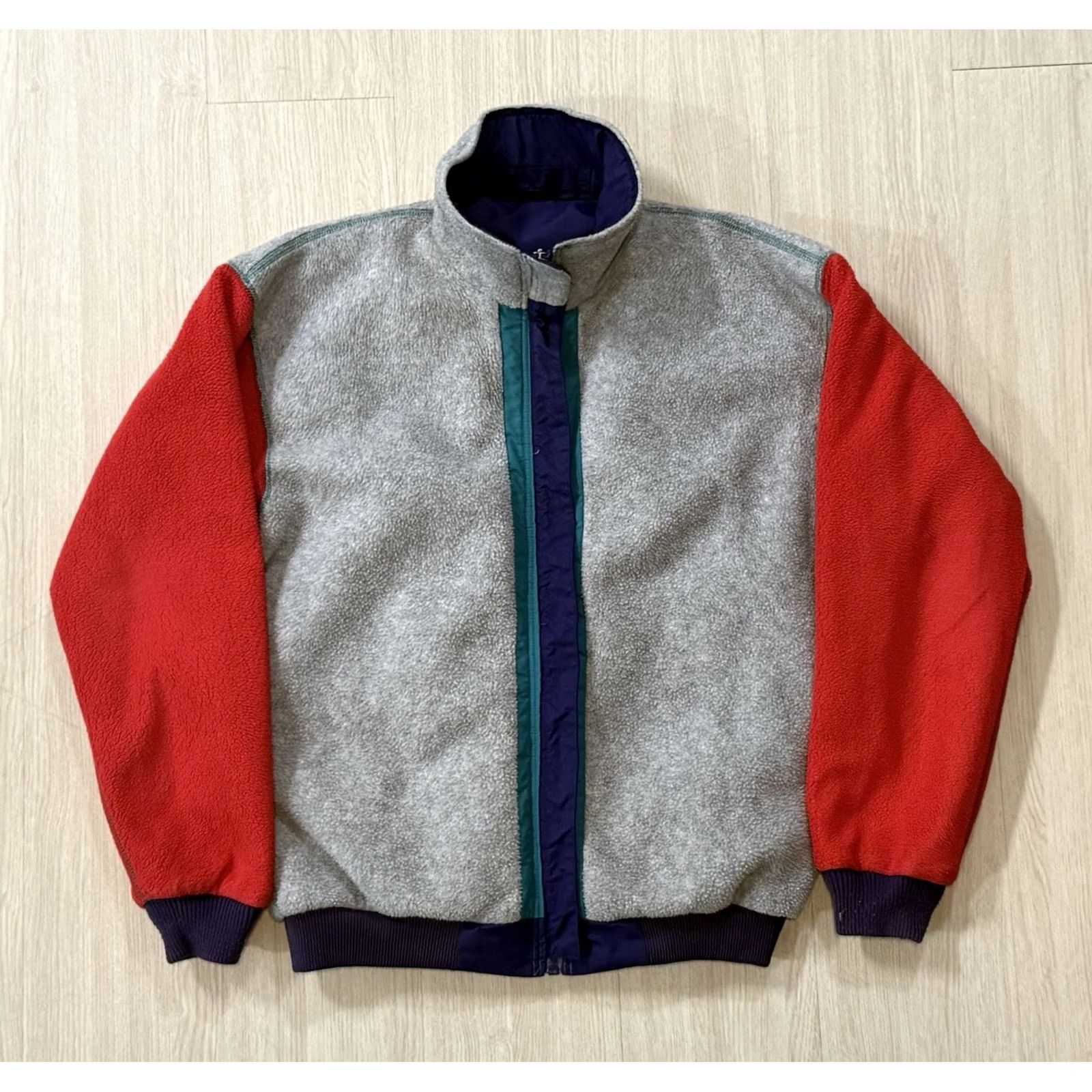 Patagonia VINTAGE Patagonia Bomber Jacket Womens 90s Fleece Lined Zip Wool Logo Embroidered Purple Size 10 Size L / US 10 / IT 46 - 5 Thumbnail