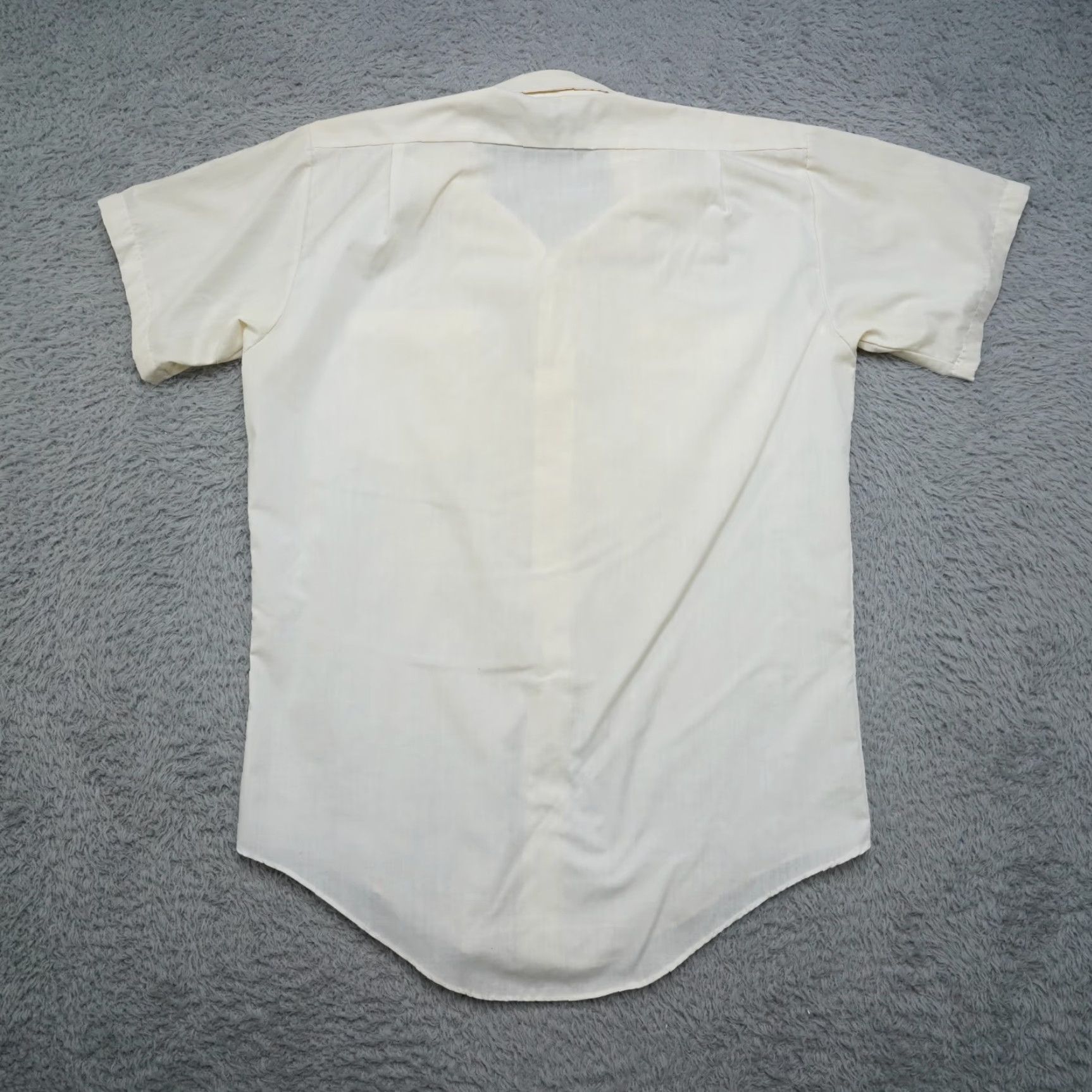 Vintage Vintage London Tower Shirt Mens M White 60s Button-Up Short Sleeve Casual Vintage 60s Mens White London Tower Shirt Size US M / EU 48-50 / 2 - 4 Thumbnail