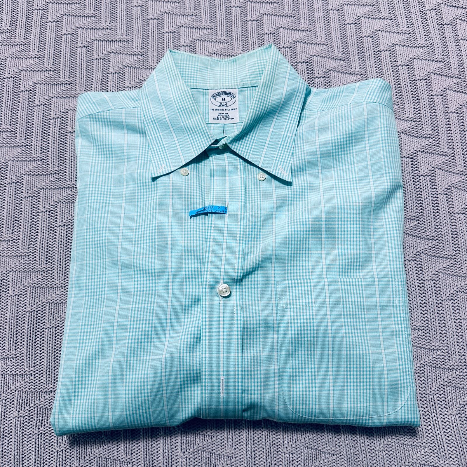Brooks Brothers Brooks Brothers green plaid slim fit button down Size US M / EU 48-50 / 2 - 1 Thumbnail