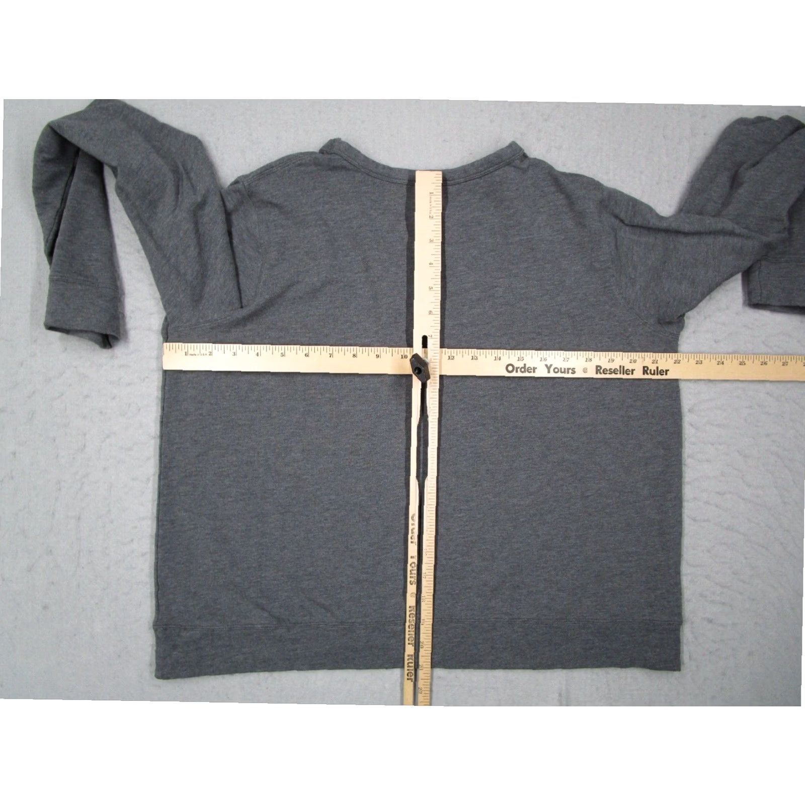 Vintage Tasc Women's Long Sleeve Crew Neck Shirt Extra Large Gray Organic Bamboo Blend Size XL / US 12-14 / IT 48-50 - 5 Thumbnail