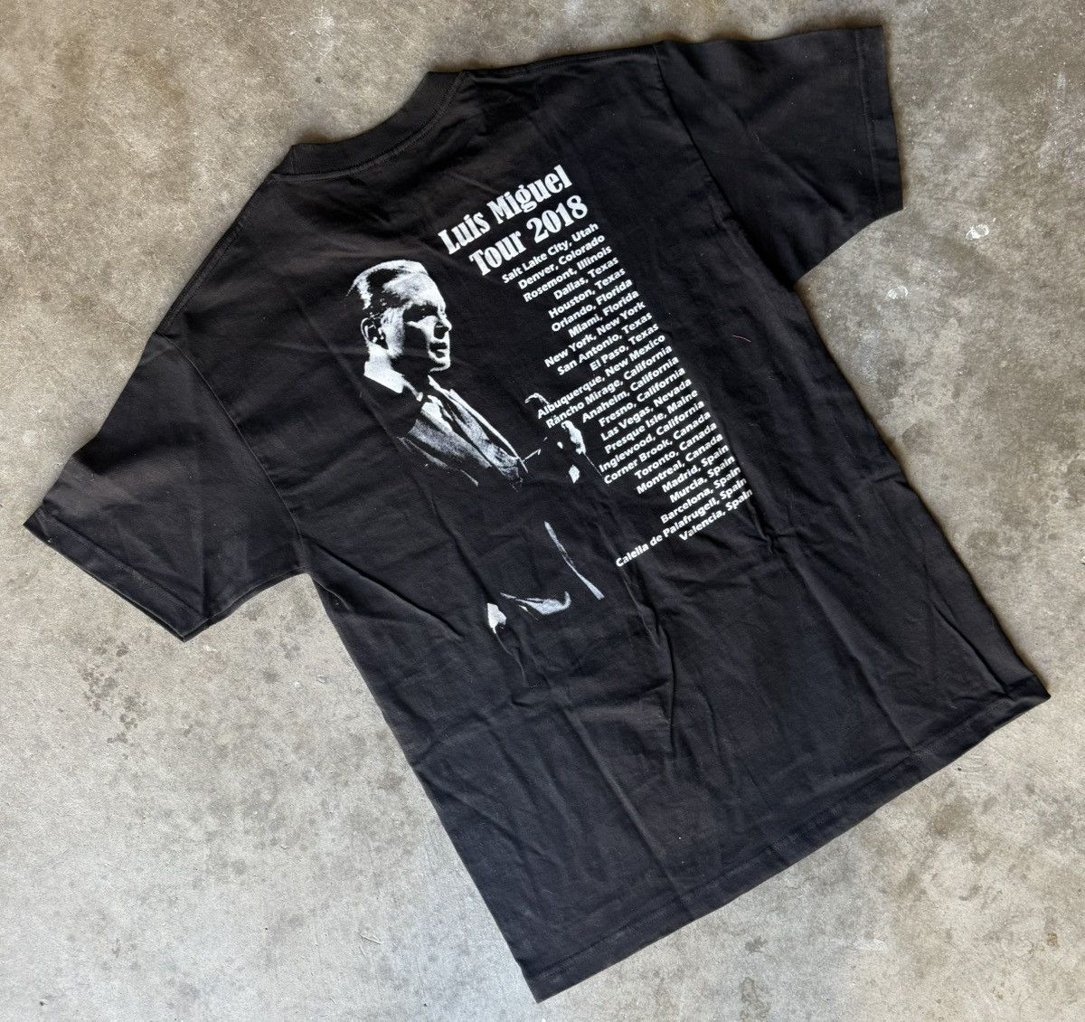 AAA Luis Miguel Tour 2018 T Shirt Size Large Size US L / EU 52-54 / 3 - 3 Thumbnail