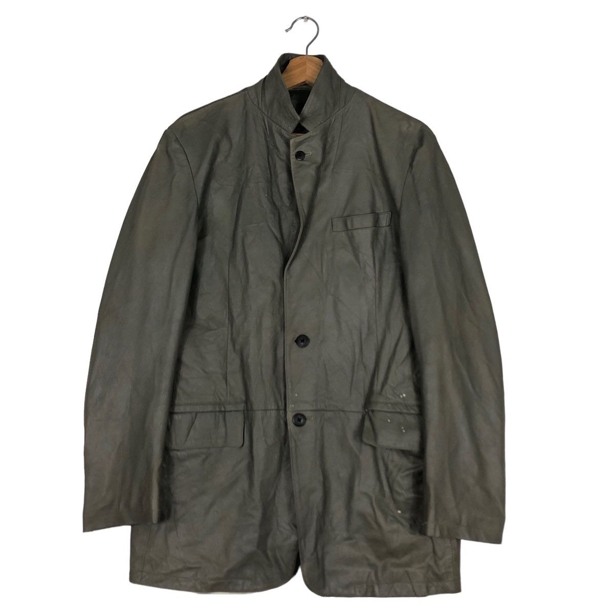 Japanese Brand 🔥Vtg Leather Jacket Chore Allegri Issey Miyake Japan Size US M / EU 48-50 / 2 - 1 Thumbnail