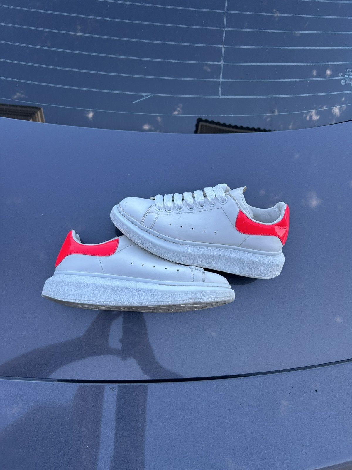 Alexander McQueen Alexander mcqueen white/pink Size US 8 / IT 38 - 1 Thumbnail