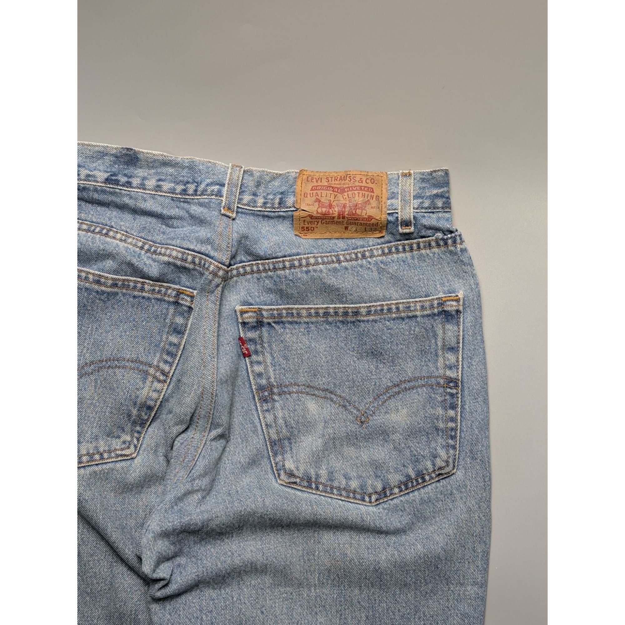 Levi's Levi's 550 Fizzen Rework Denim Jeans Pants (Y1072) Size US 31 - 15 Thumbnail