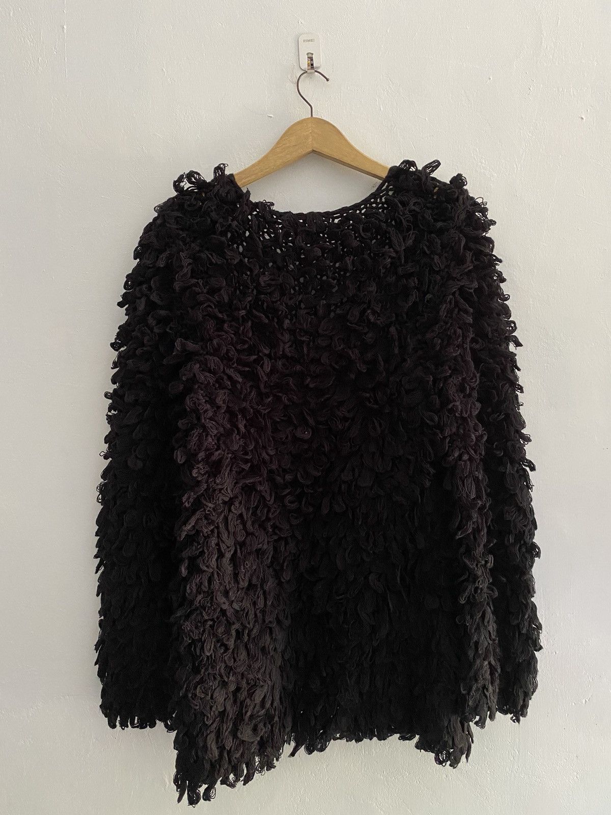 If Six Was Nine × Japanese Brand × Le Grande Bleu (L.G.B.) Crazy spinns tassel fringed wool cardigan Size US M / EU 48-50 / 2 - 3 Thumbnail