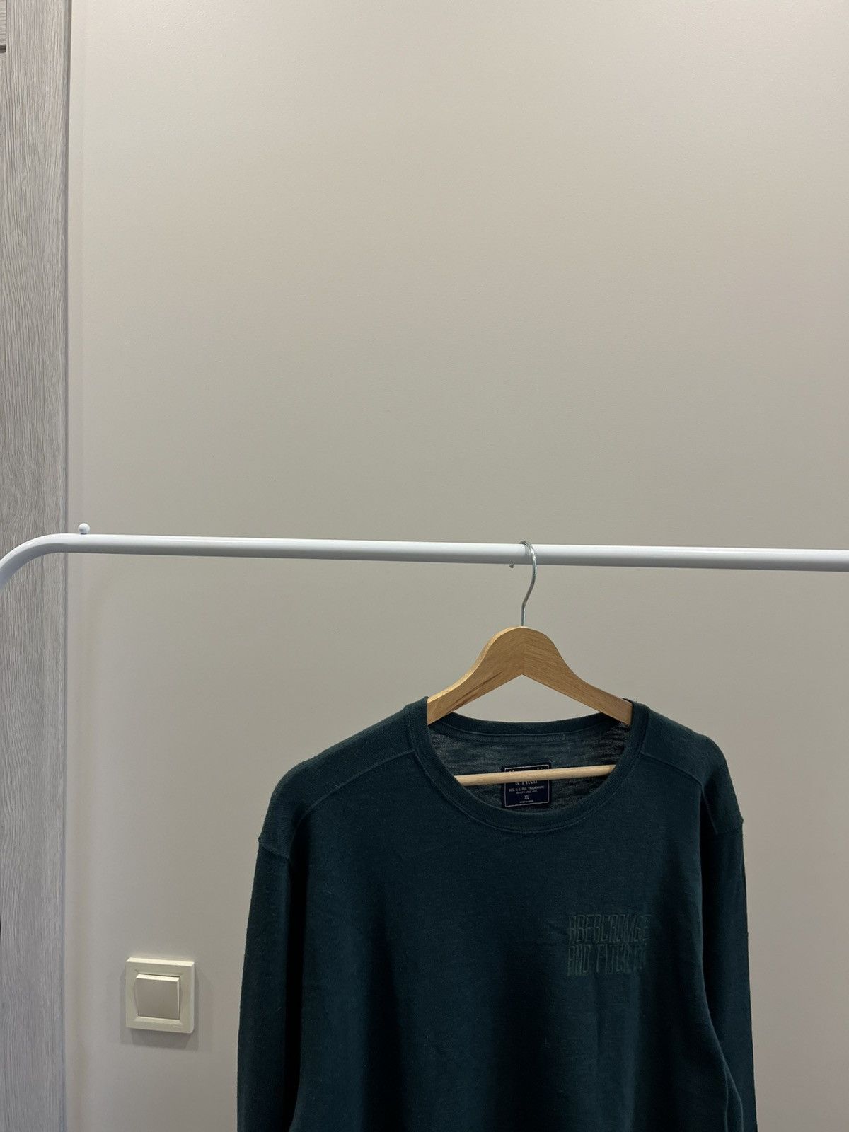 If Six Was Nine Abercrombie & Fitch Sweater Y2K Green Pullover Crew Neck Size US XL / EU 56 / 4 - 2 Thumbnail