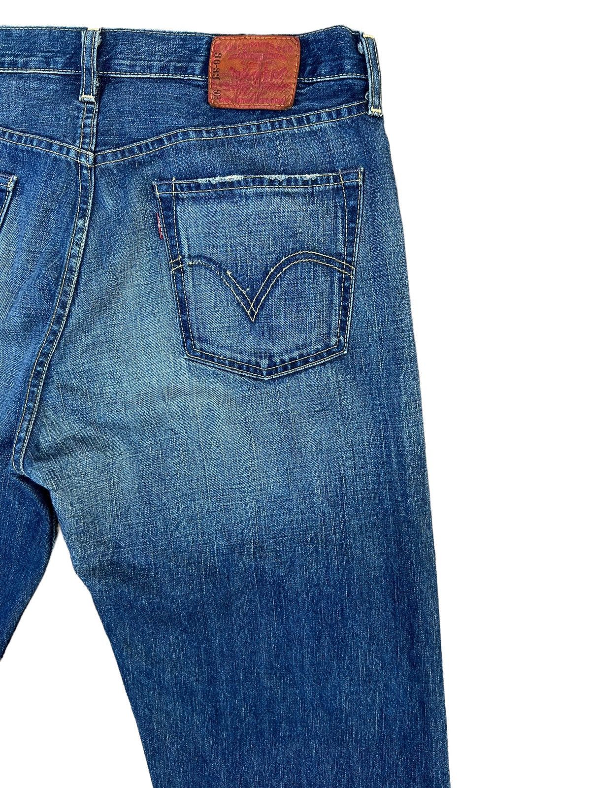 Levi's Vintage 2007 Levi’s 503 Japan Fade Denim Distressed Jeans Size US 36 / EU 52 - 16 Thumbnail