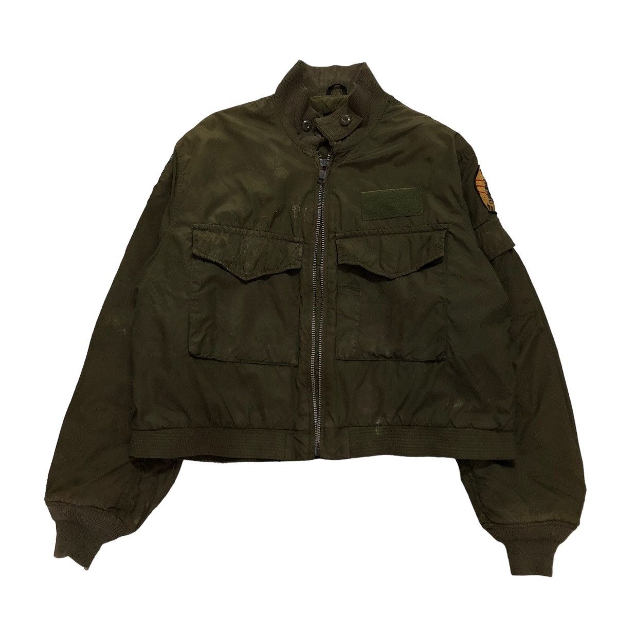 Vintage 🔥VINTAGE 60’s FLY BOMBER JACKET MILITARY MADE IN USA Size US L / EU 52-54 / 3 - 1 Thumbnail
