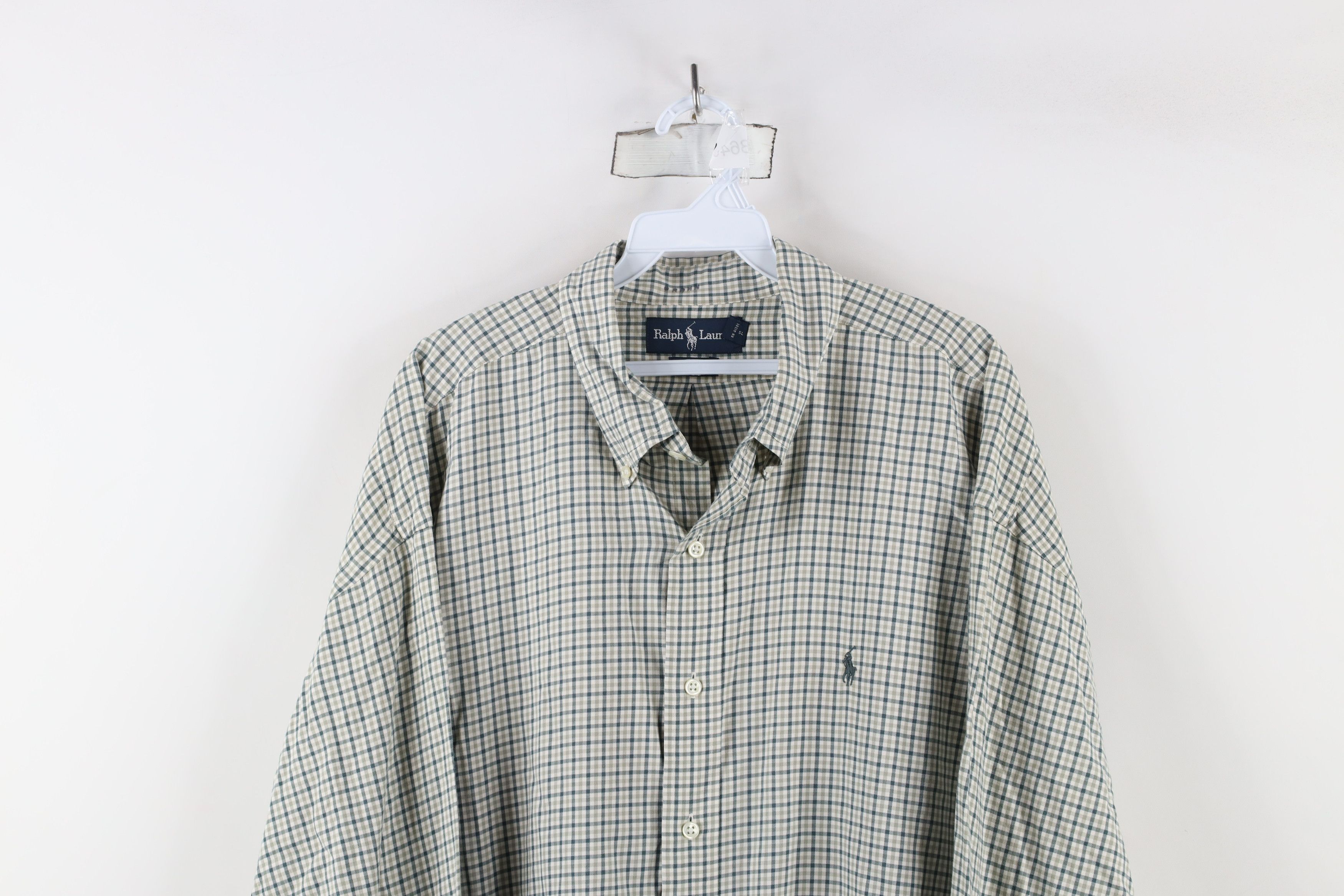 Ralph Lauren × Vintage Vintage 90s Ralph Lauren Fit Collared Button Down Shirt Size US XXL / EU 58 / 5 - 2 Thumbnail