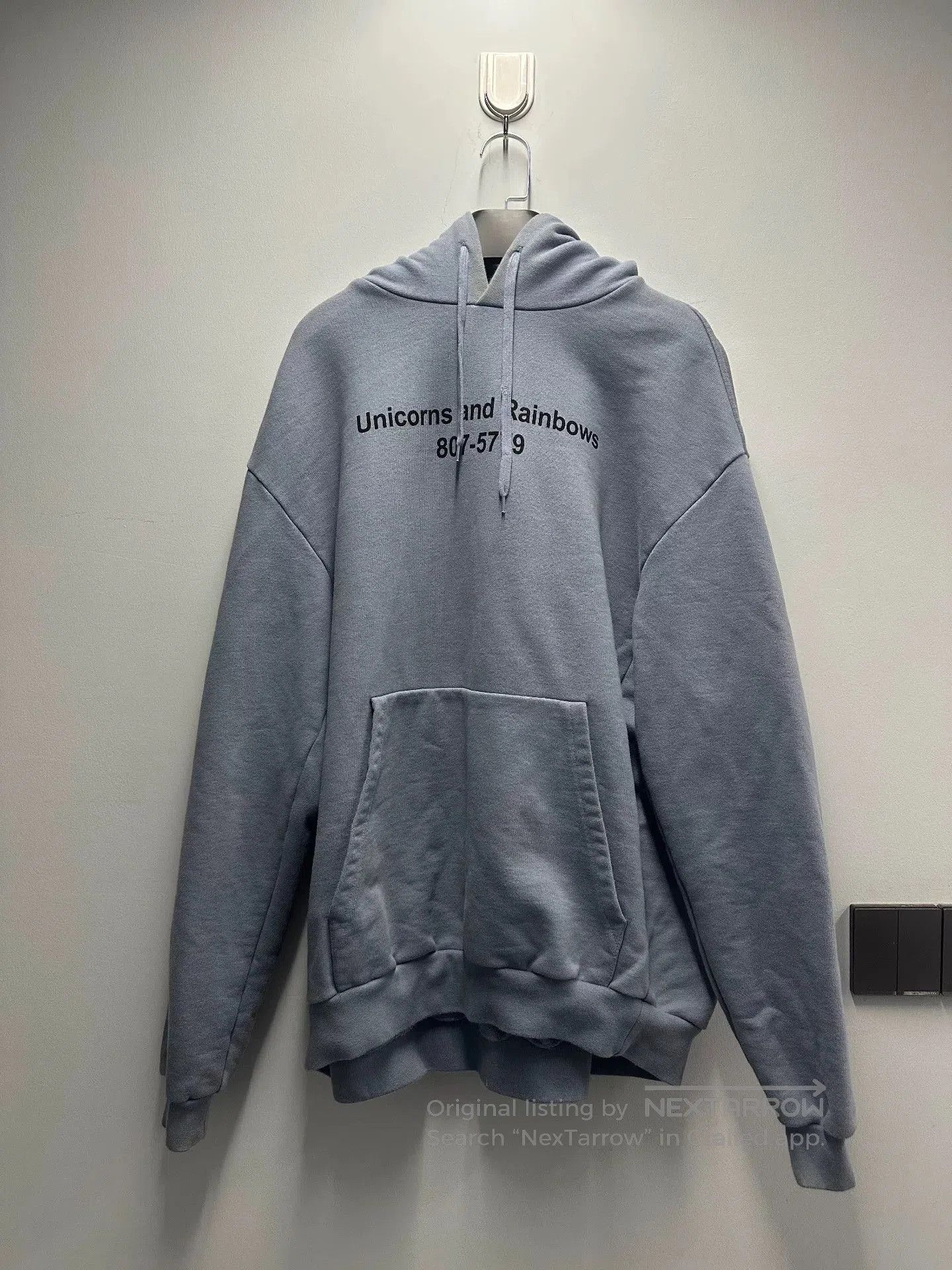 Vetements Blue Unicorn Unisex Sweatshirt. Size XS / US 0-2 / IT 36-38 - 1 Thumbnail