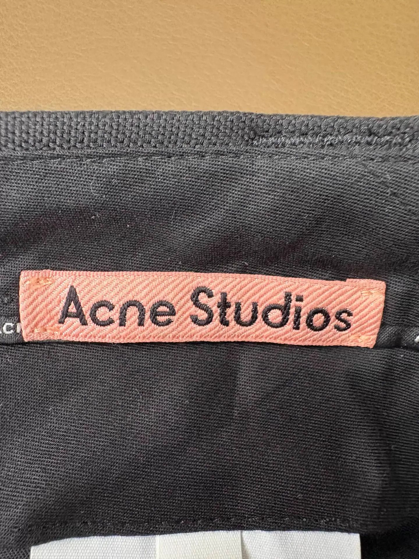 Acne Studios Acne Studios Black Wool Wide-Leg Casual Pants 32 New Size 32" / US 10 / IT 46 - 7 Thumbnail