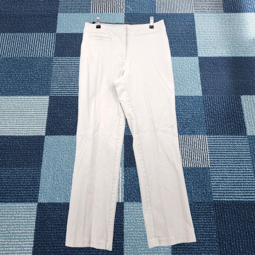 Tommy Hilfiger Tommy Hilfiger Pants Womens 8 Beige Chino Mid-Rise Straight Stretch Flat Front Size 30" / US 8 / IT 44 - 1 Thumbnail