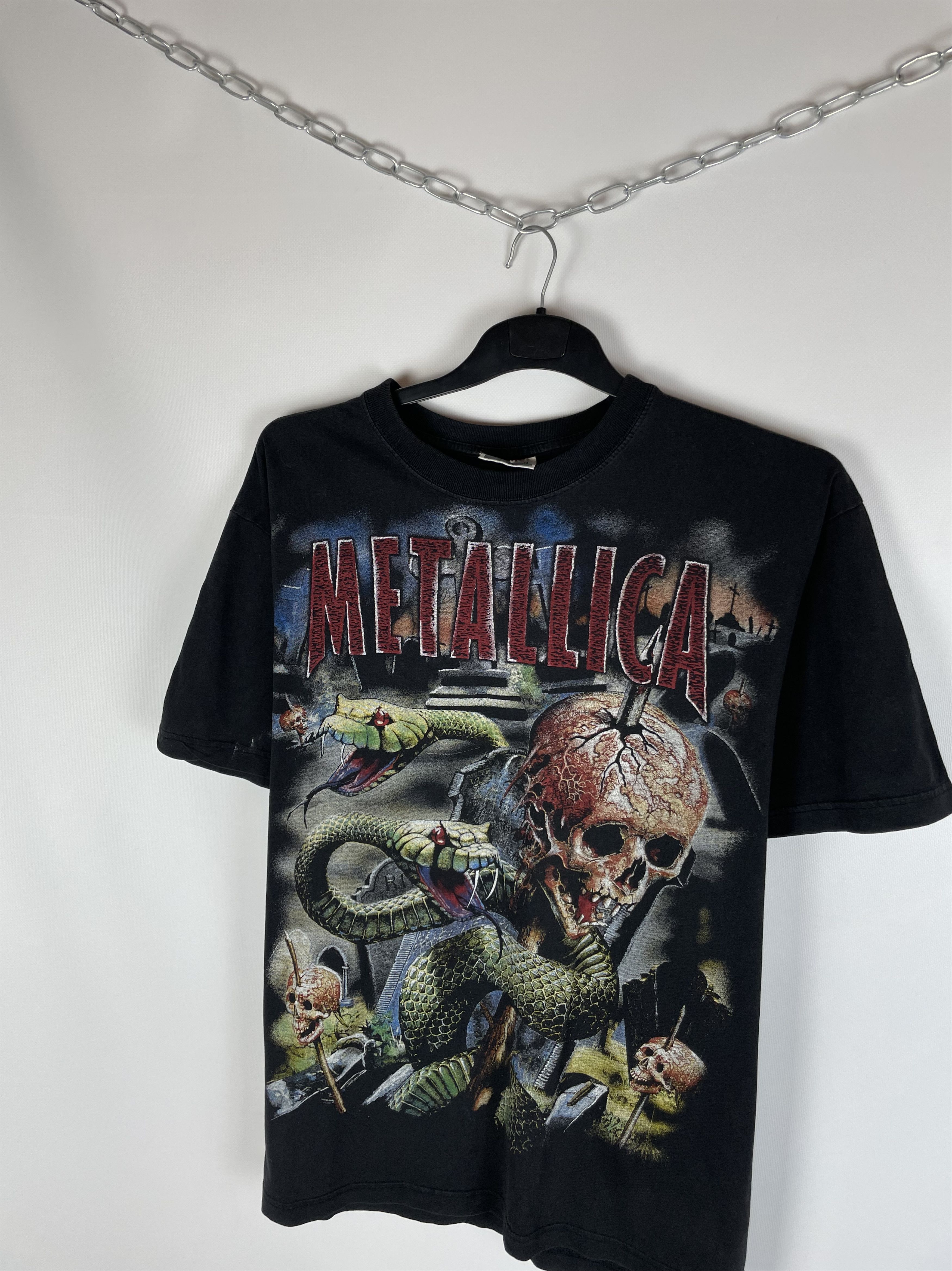 Band Tees 90s Vintage Metallica T Shirt Size US XL / EU 56 / 4 - 3 Thumbnail