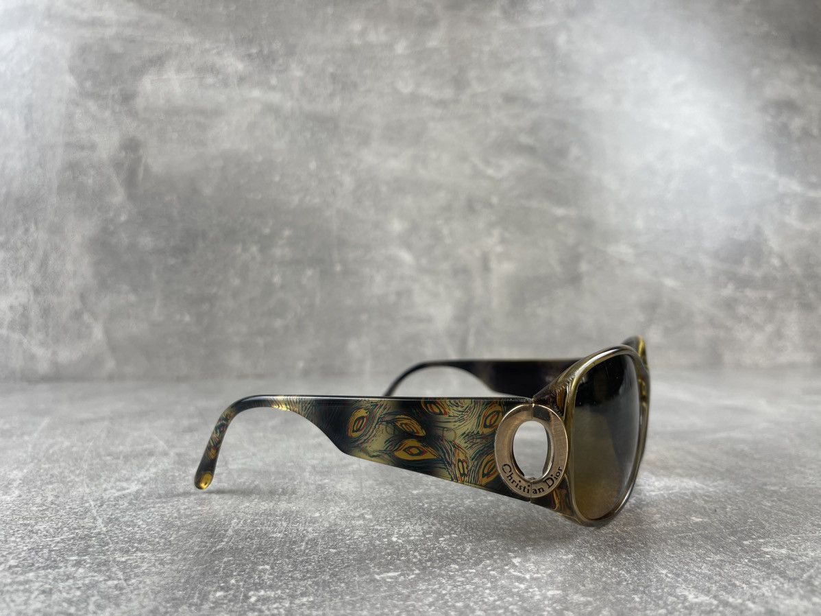 Christian Dior Monsieur × Vintage 90s Christian Dior Gradient Lens Peacock Frame Sunglasses Size ONE SIZE - 2 Thumbnail