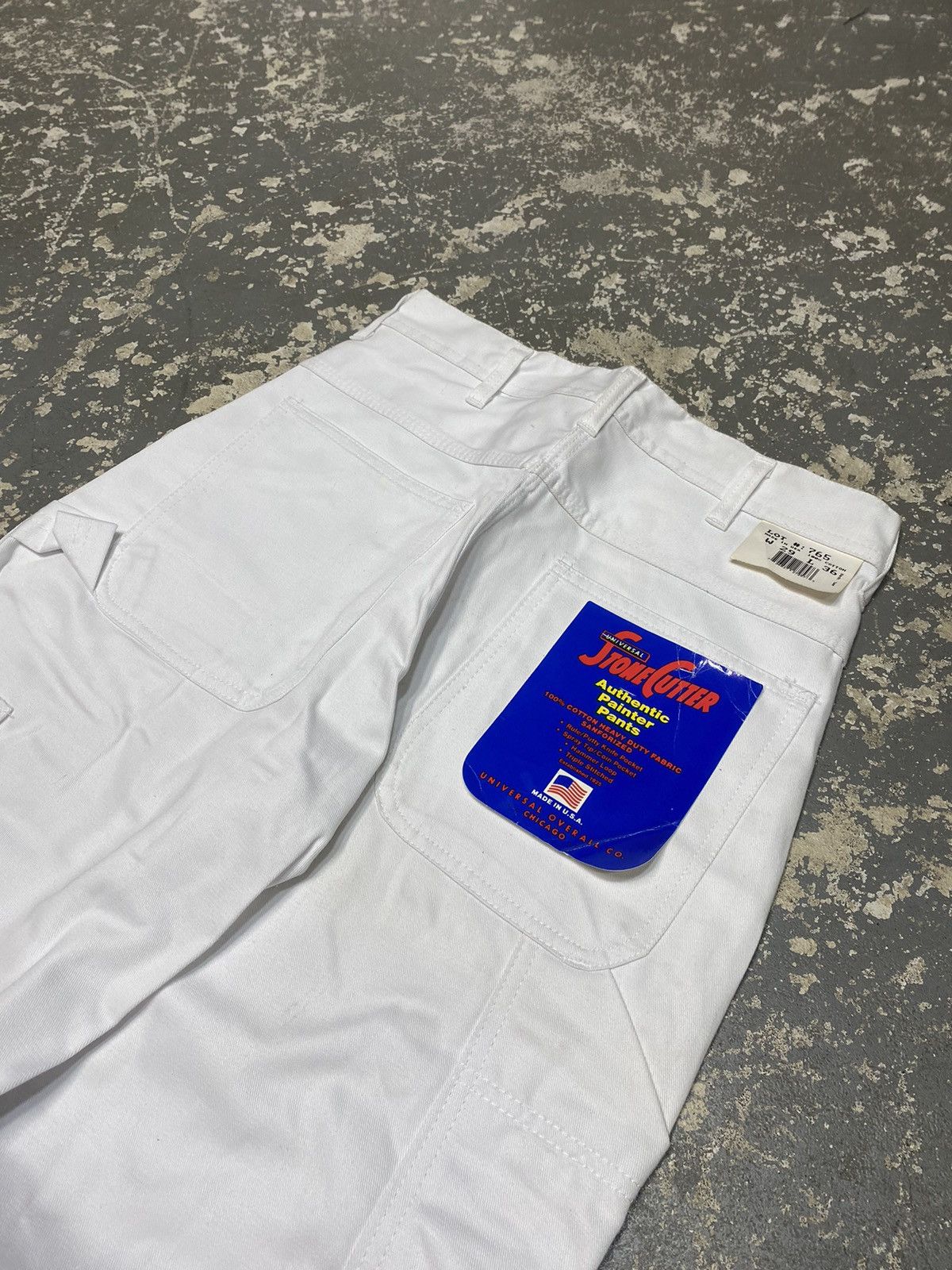 Carhartt × Vintage Vintage Stone Cutter Carpenter Painter Pants White Baggy New Size US 29 - 4 Thumbnail