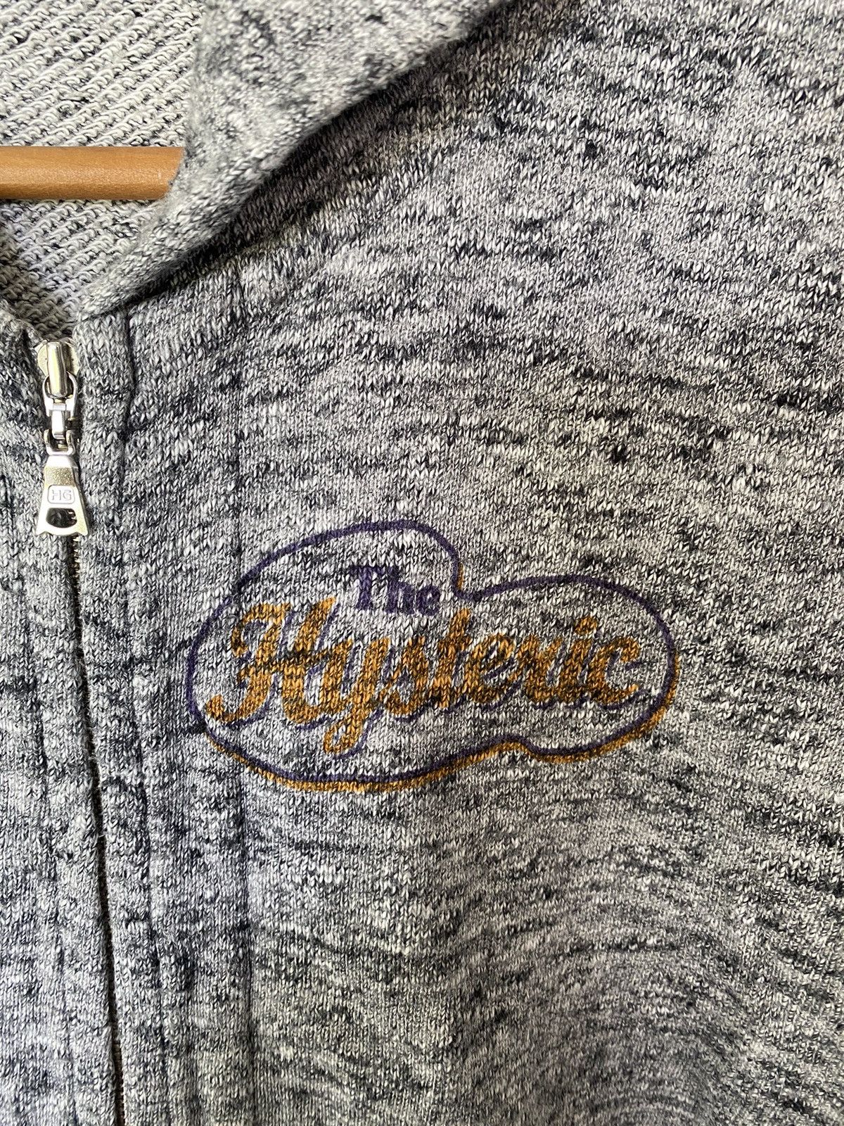 Hysteric Glamour Hysteric Glamour Blend Hybrid sleeve knit hoodie Size S / US 4 / IT 40 - 5 Thumbnail
