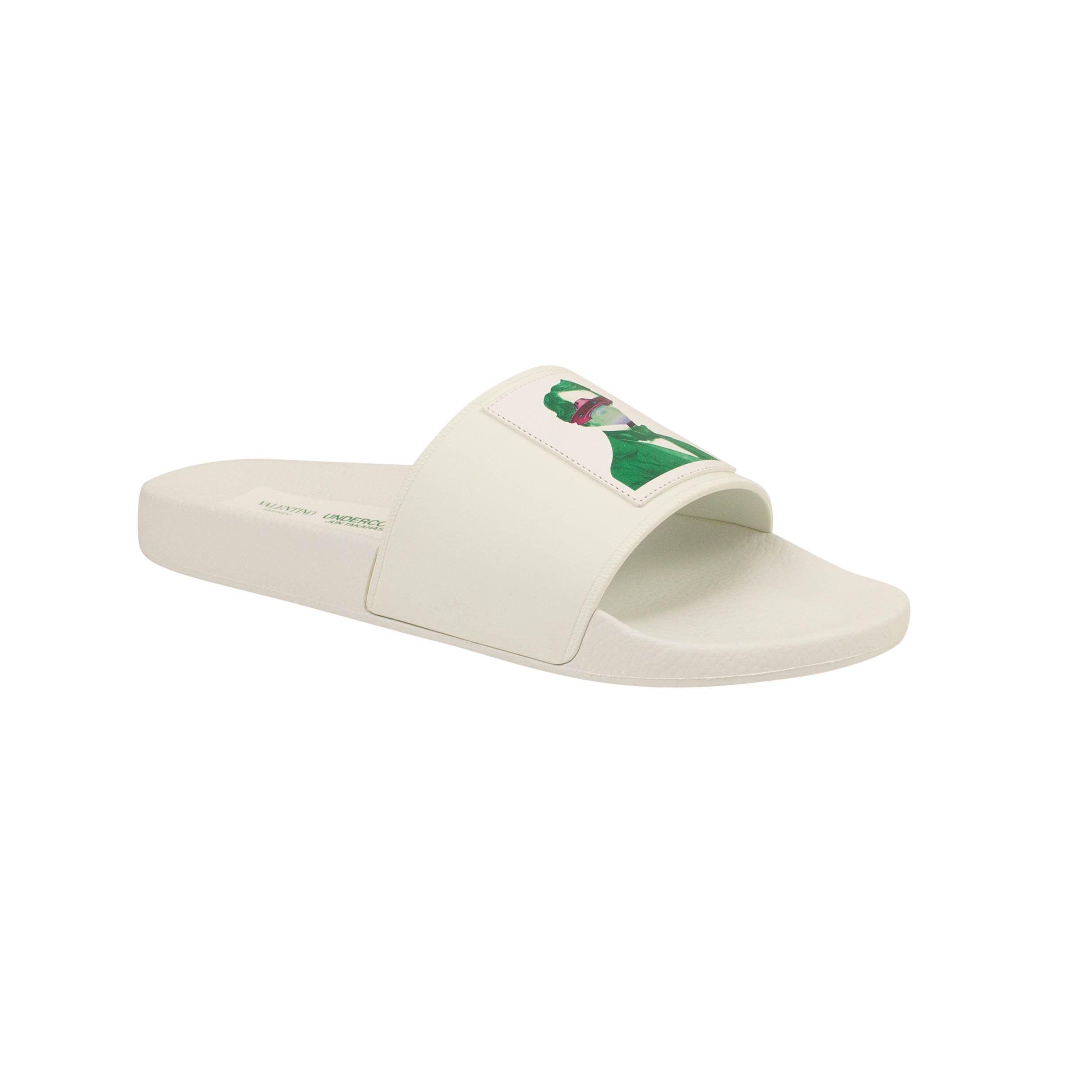 image of Valentino Undercover Ufo Face Pool Slide Size 6/39, Men's