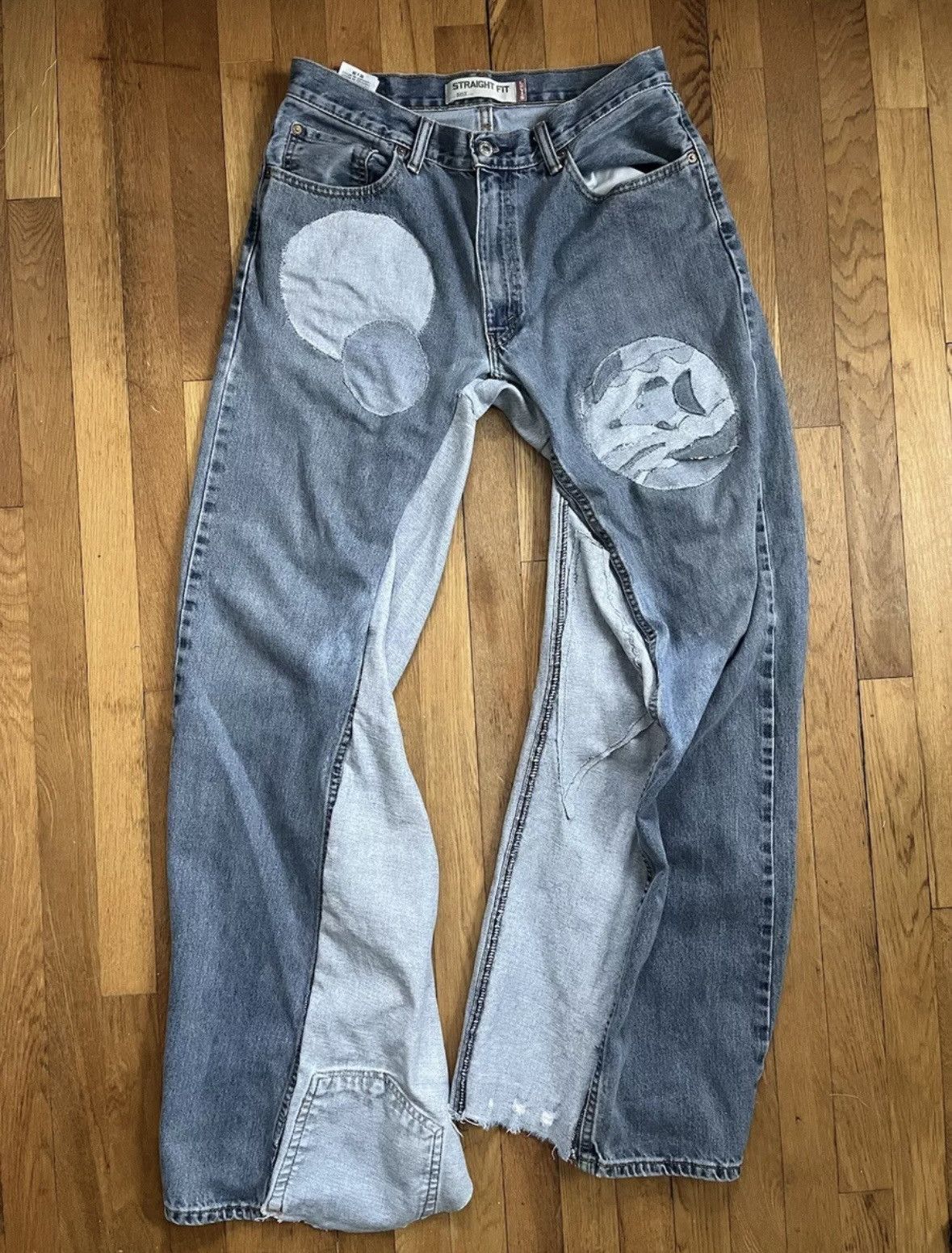 Japanese Brand Custom "Fish Tank" Denim Jeans 1 of 1 Size US 32 / EU 48 - 1 Thumbnail