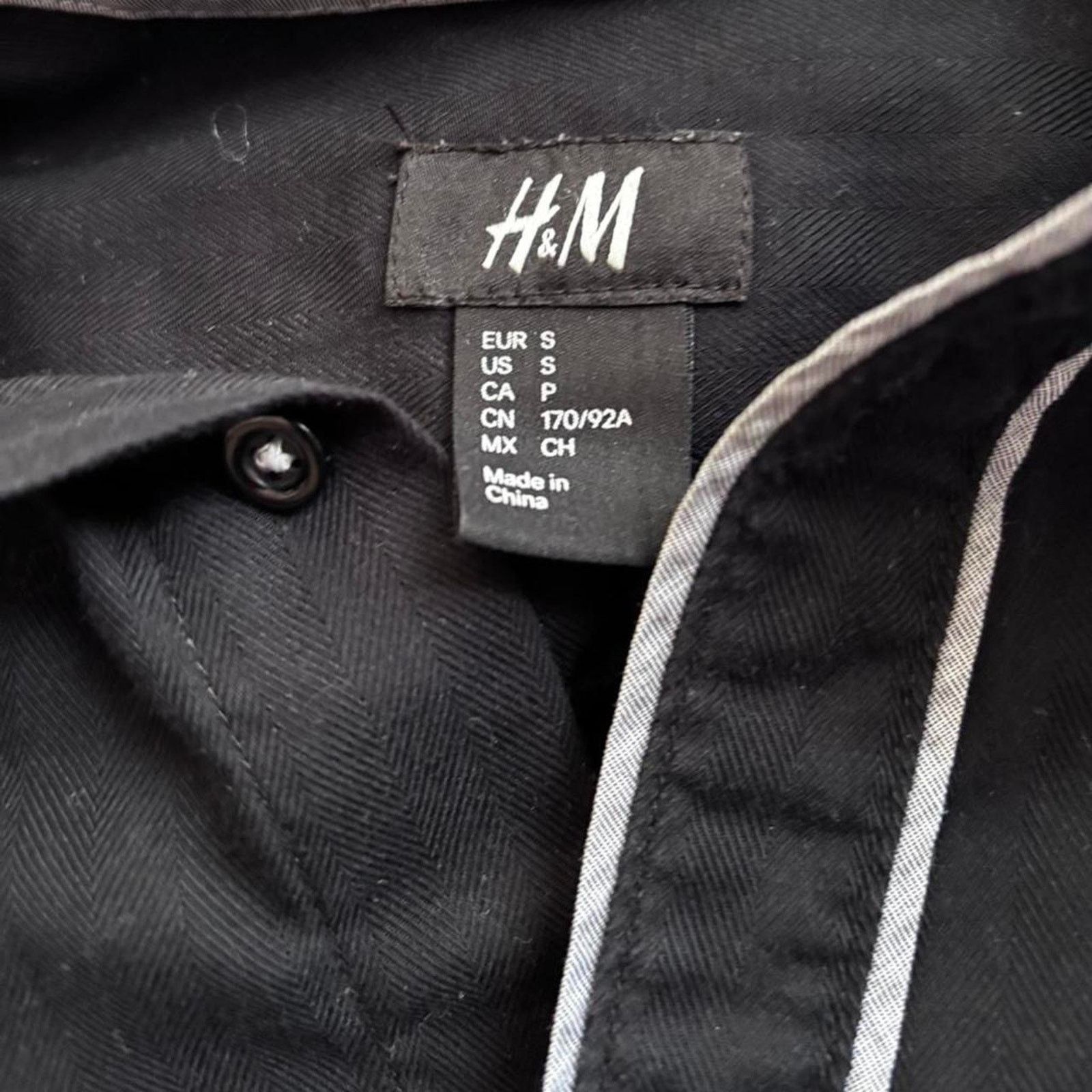 H&M Black hm button up shirt emo Size US S / EU 44-46 / 1 - 4 Thumbnail